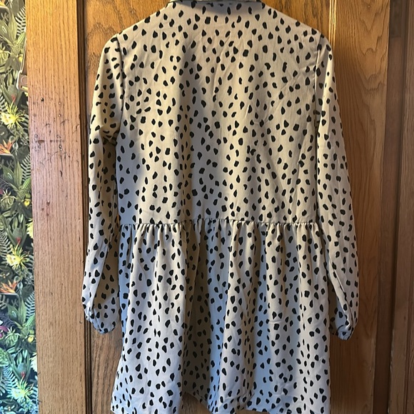 Leopard mini dress, altered - Picture 4 of 5
